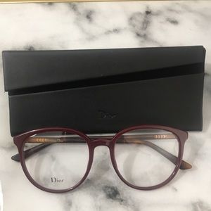 New Dior eyeglasses.